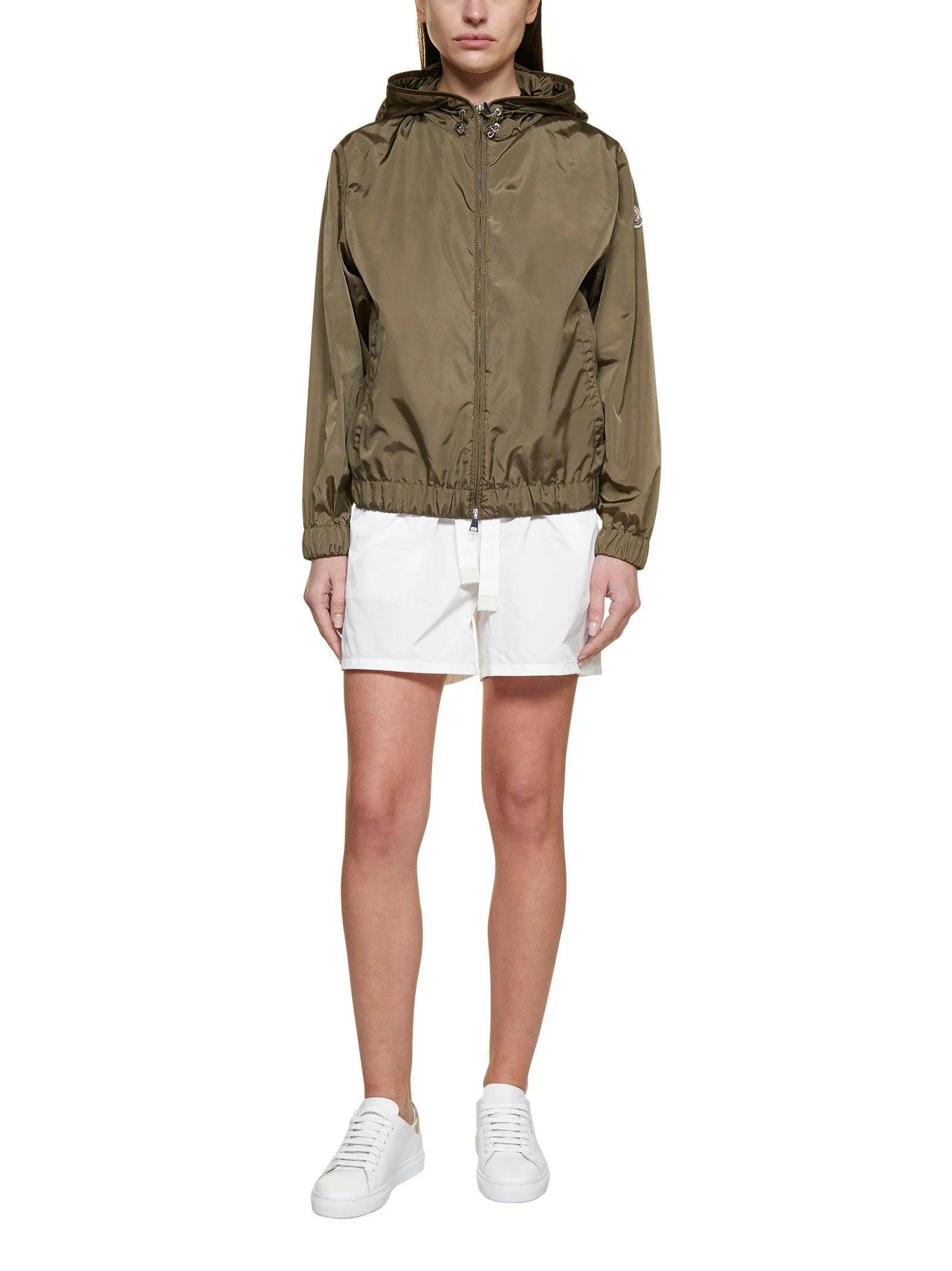 Moncler Drawstring Elastic Waist Shorts