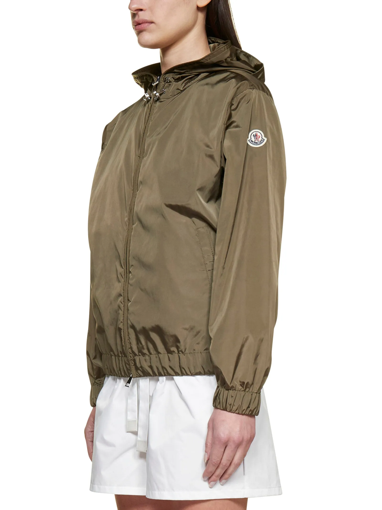 Moncler Drawstring Elastic Waist Shorts