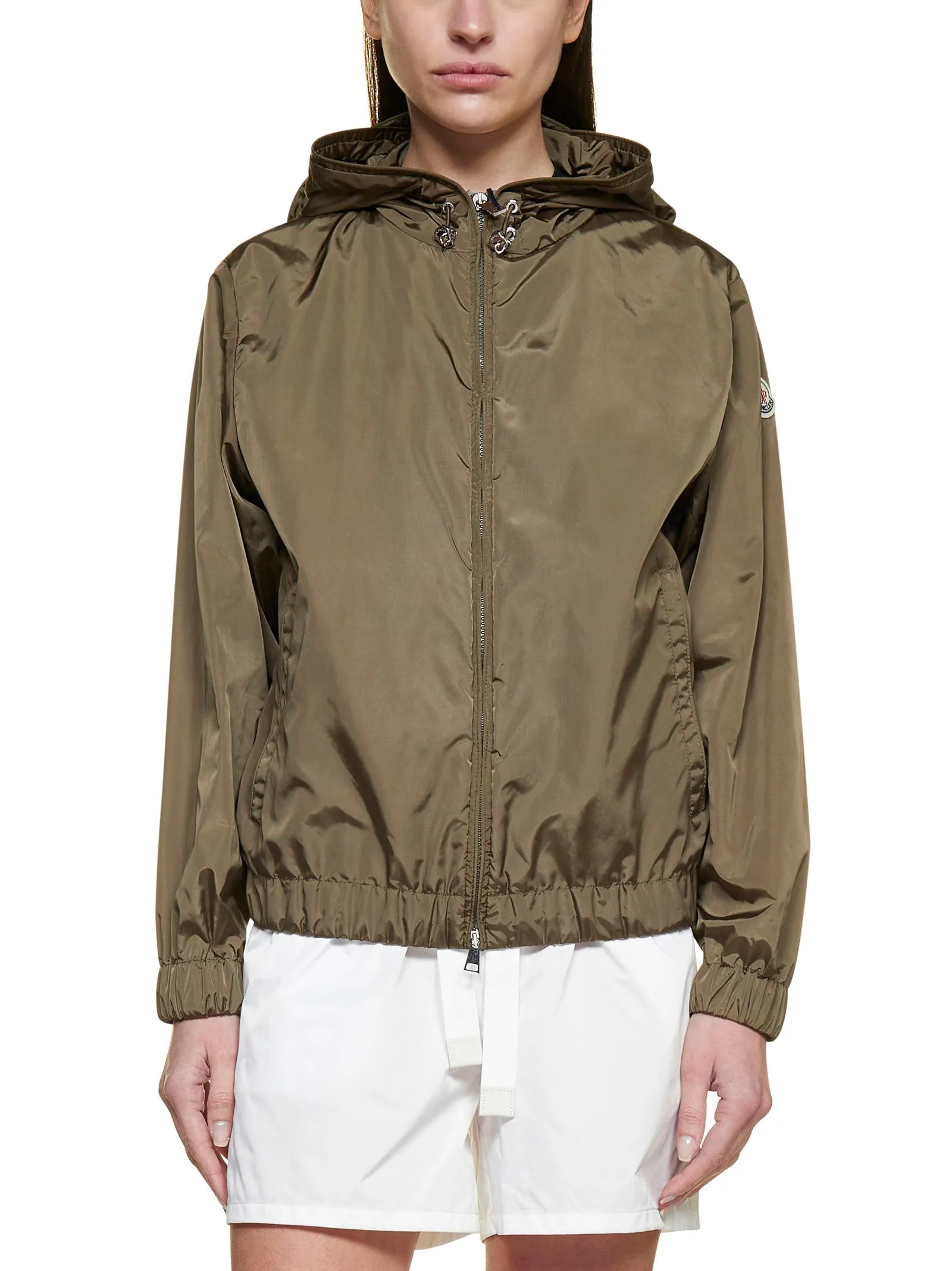 Moncler Drawstring Elastic Waist Shorts
