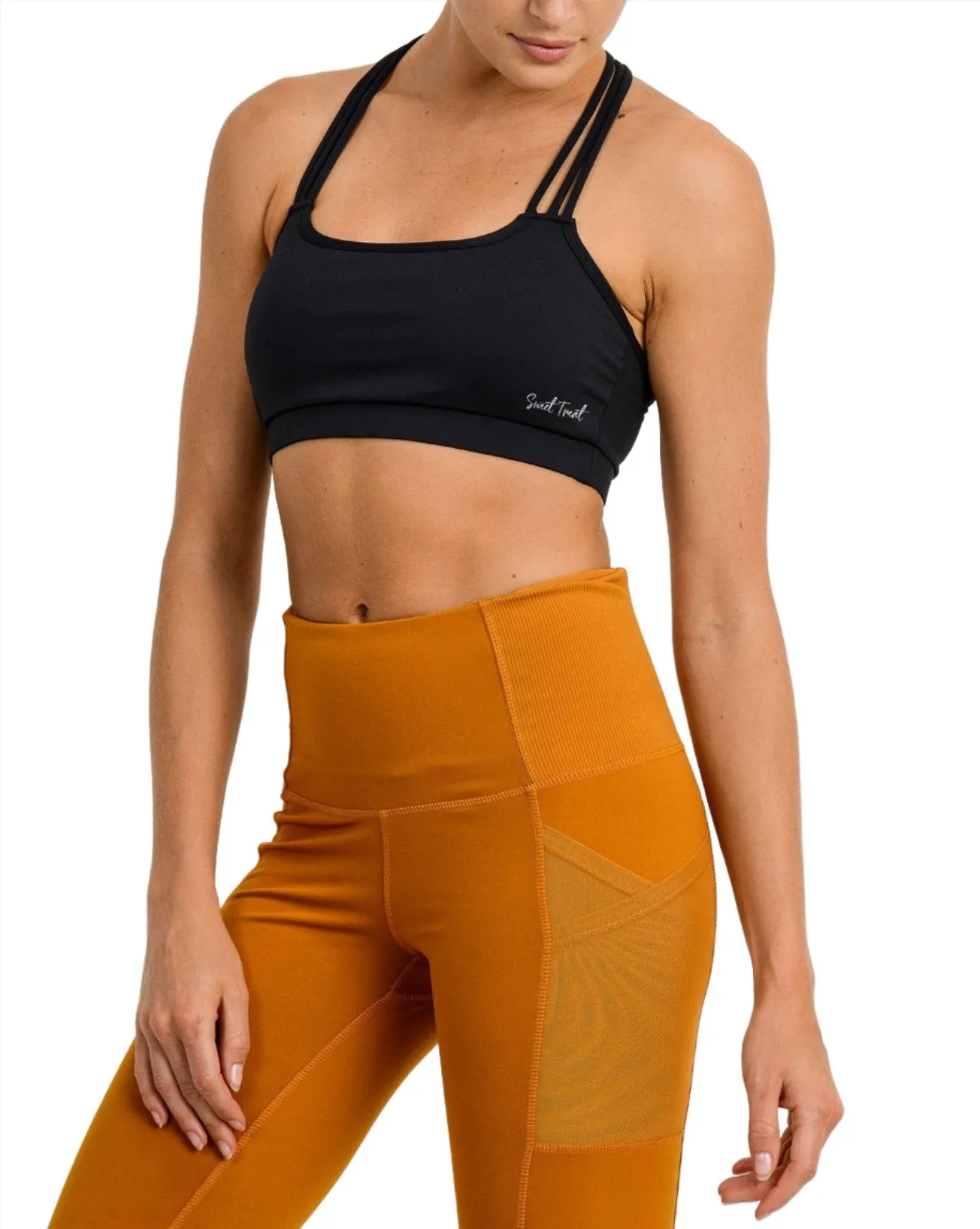 Mono B Dragon Braid Straps Racerback Bra AT2014