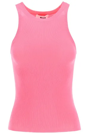 MSGM Crewneck Tank Top