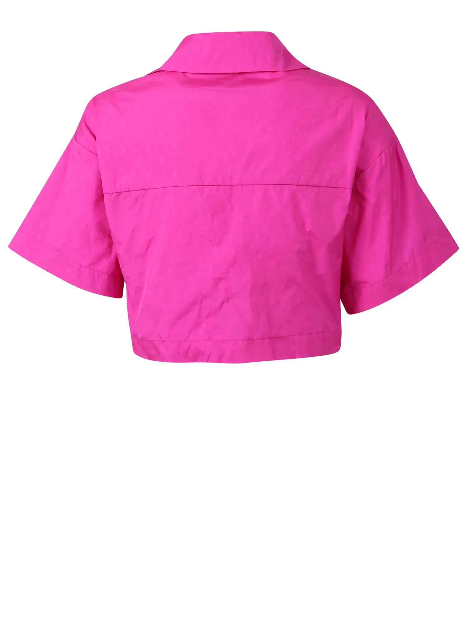 MSGM V-Neck Cropped Blouse