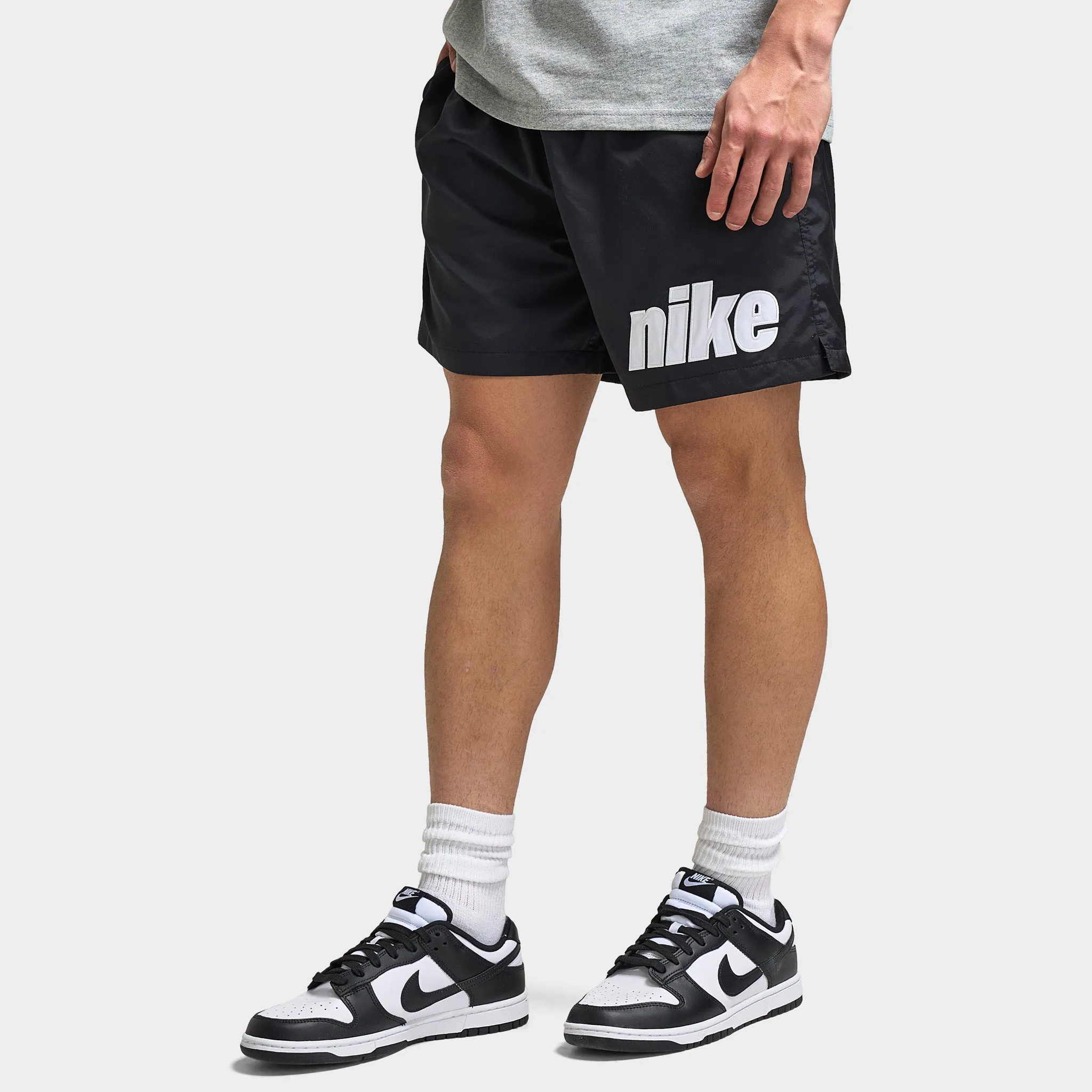 Nike Club Flow Shorts Block 2.0 Black / White