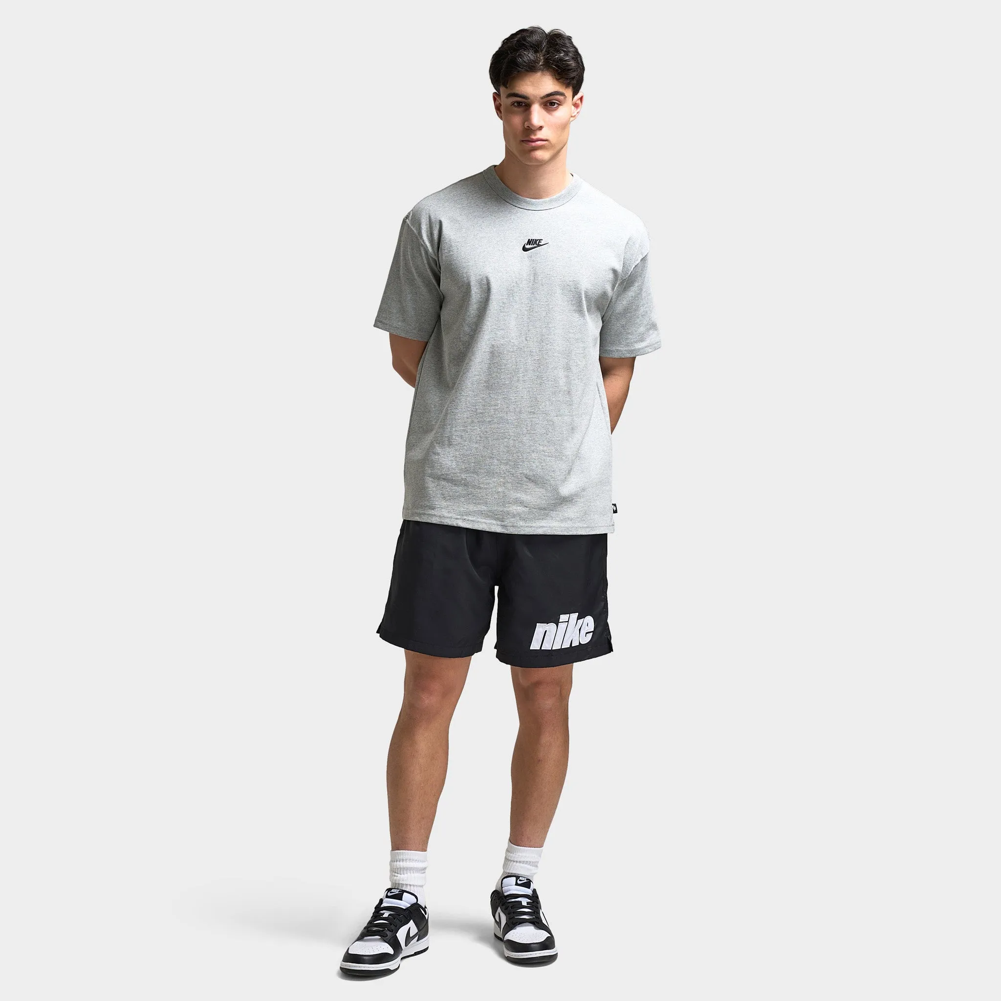 Nike Club Flow Shorts Block 2.0 Black / White