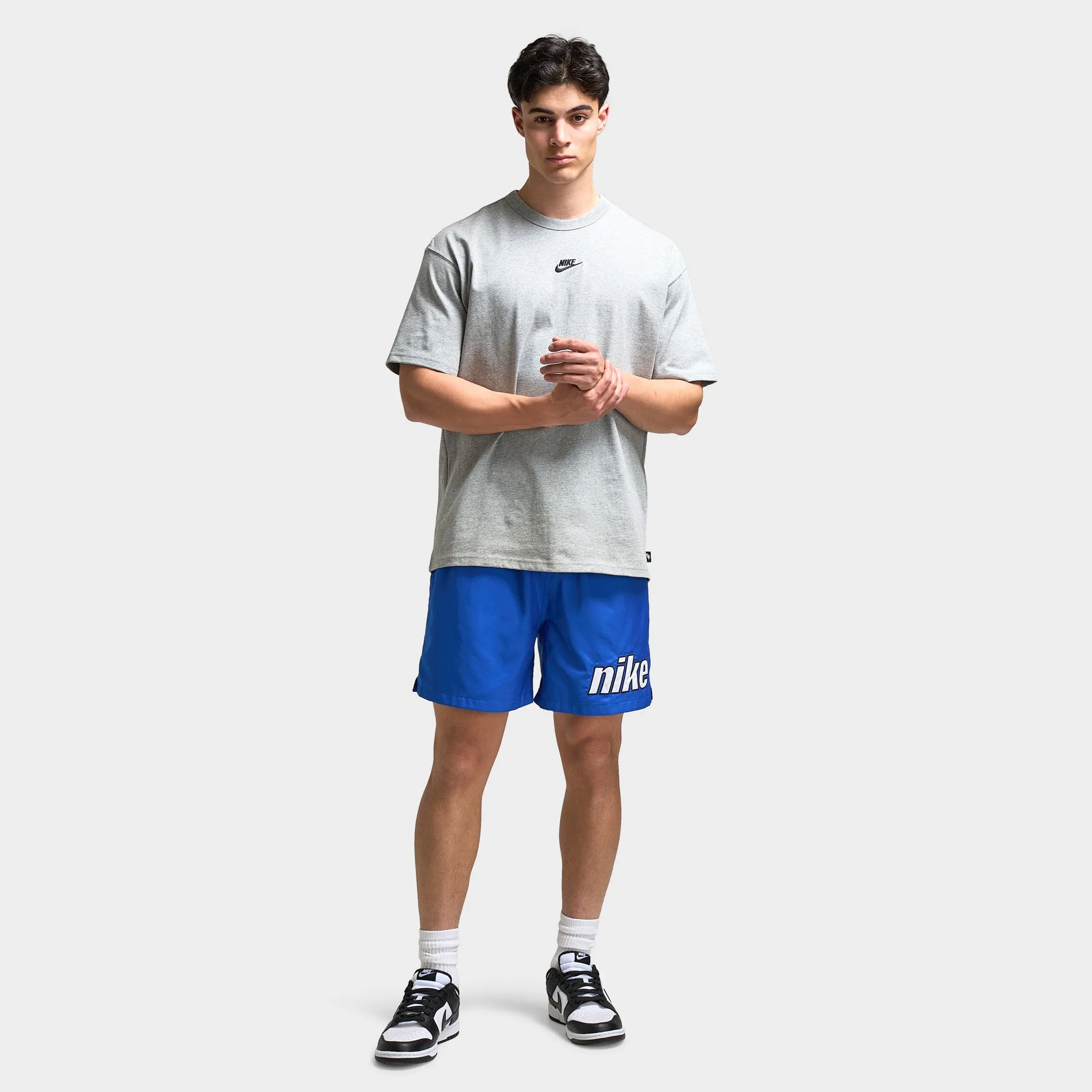 Nike Club Flow Shorts Block 2.0 Game Royal / White