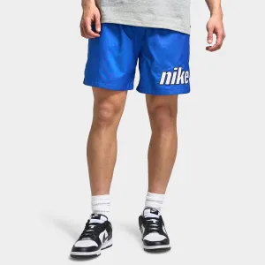 Nike Club Flow Shorts Block 2.0 Game Royal / White