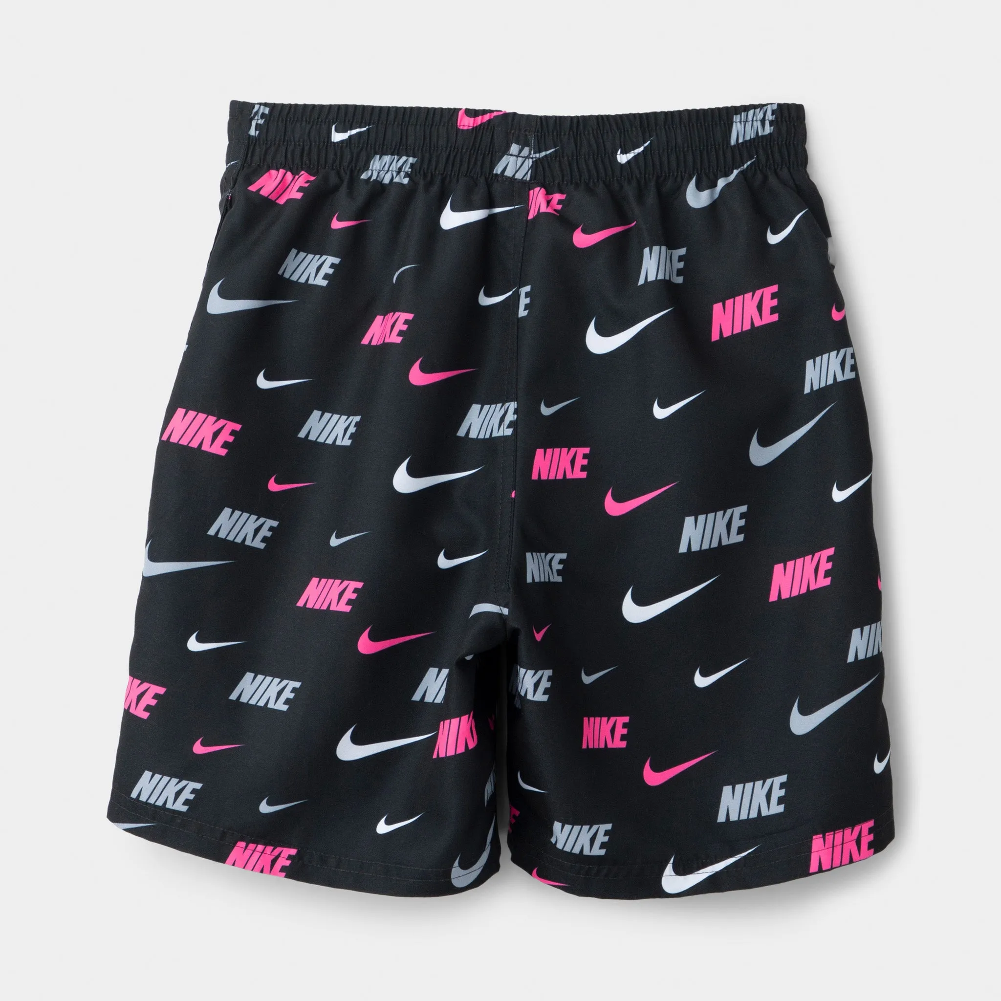 Nike Junior Boys' All-Over Print Swim Shorts / Black