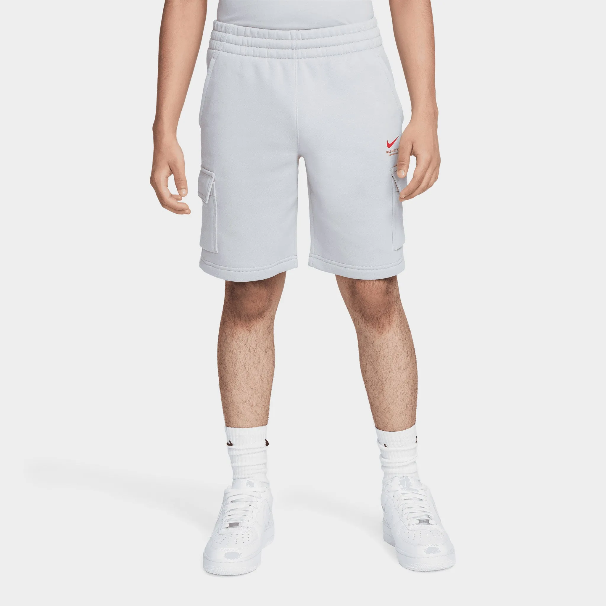 Nike Sportswear Junior Boys' Fleece Cargo Shorts / Wolf Grey