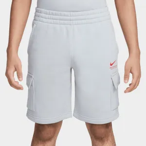 Nike Sportswear Junior Boys' Fleece Cargo Shorts / Wolf Grey