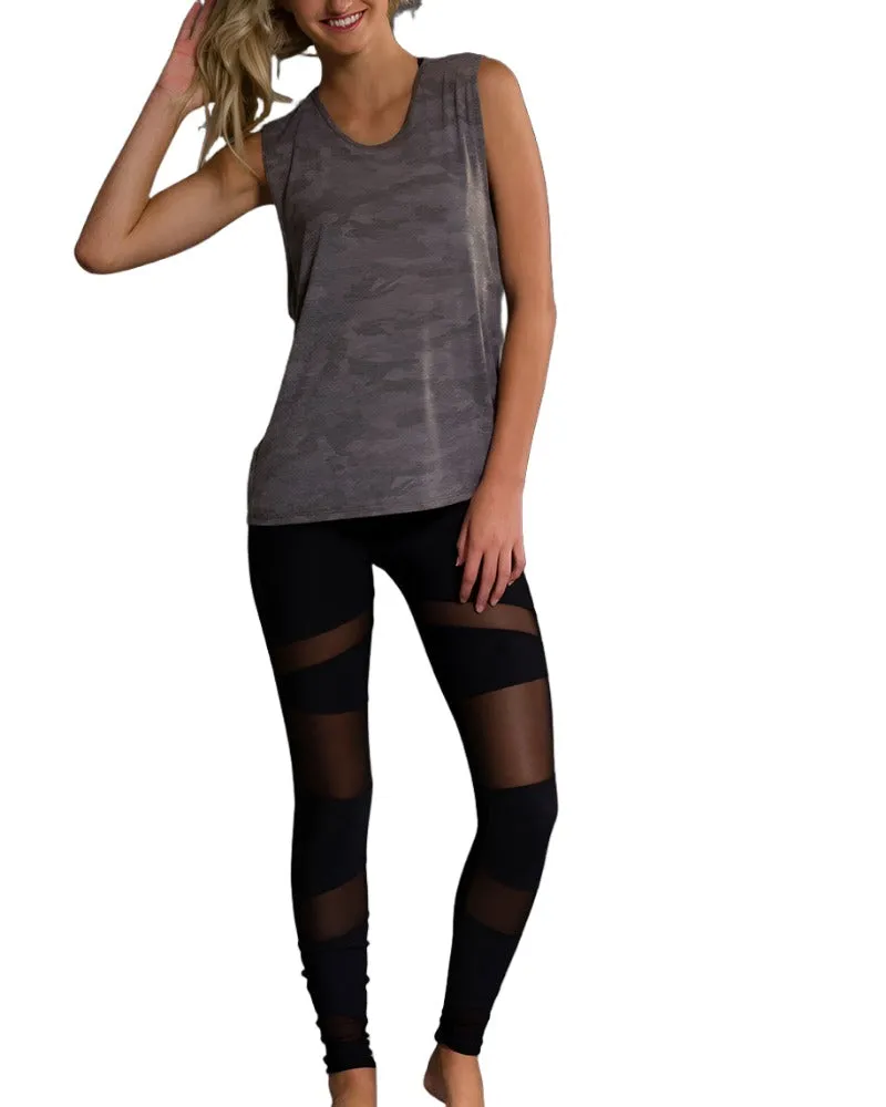 Onzie Hot Yoga Twist Back Top 3602