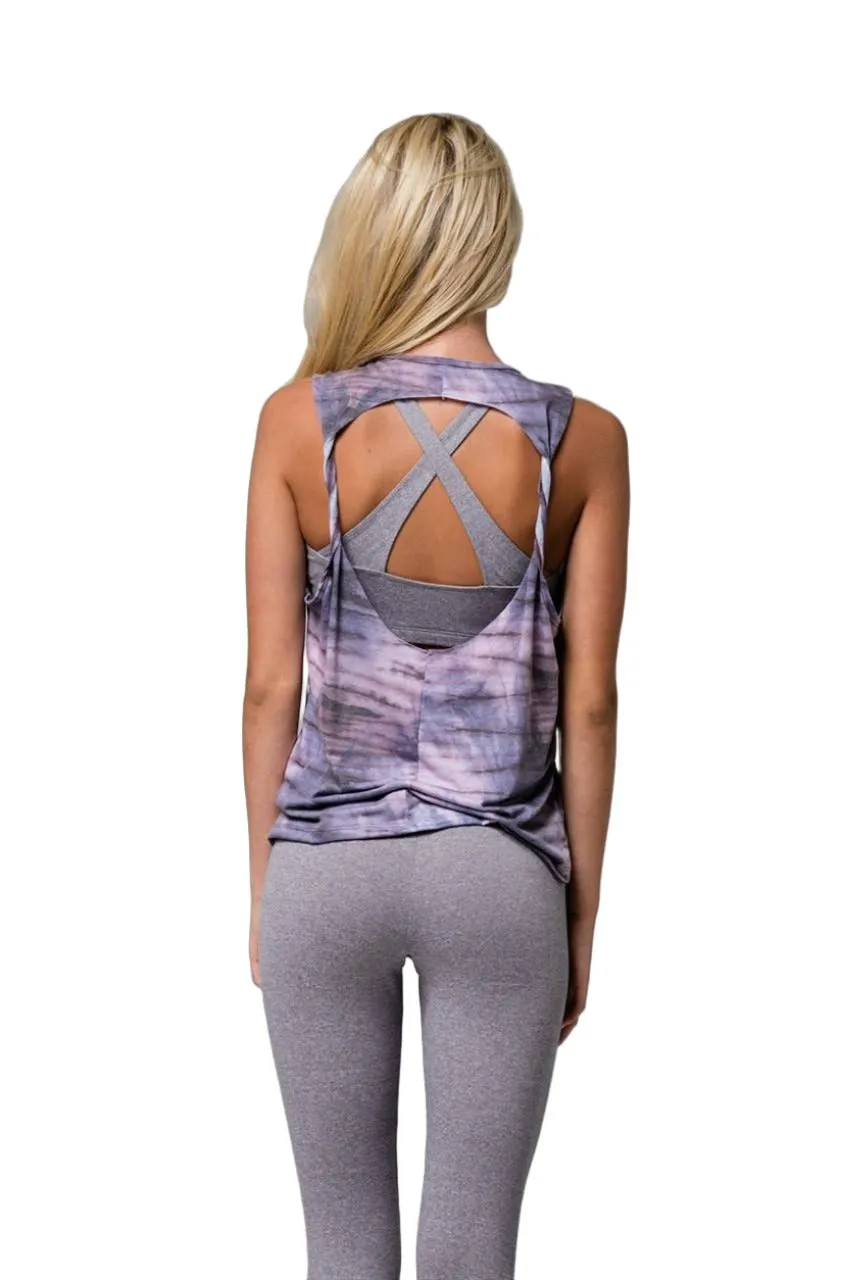 Onzie Hot Yoga Twist Back Top 3602