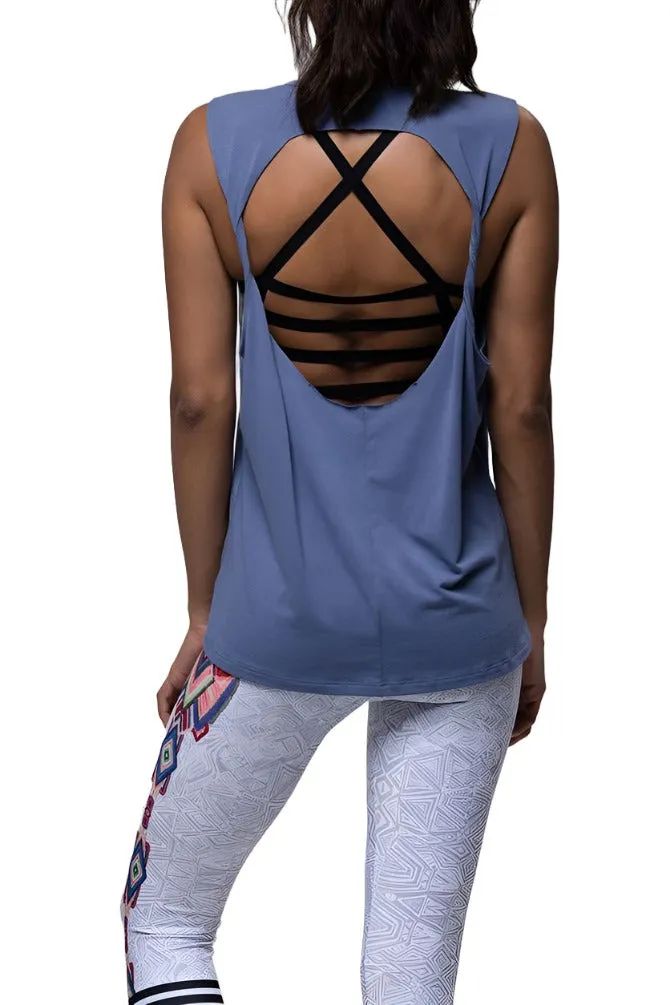 Onzie Hot Yoga Twist Back Top 3602