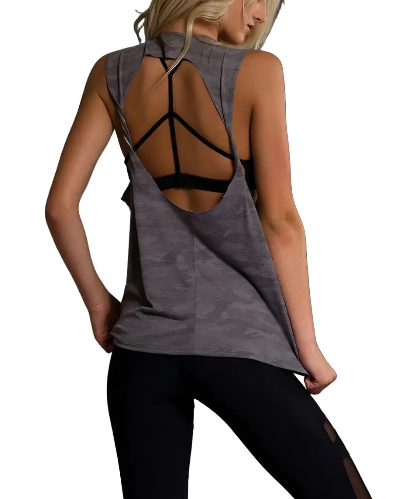 Onzie Hot Yoga Twist Back Top 3602