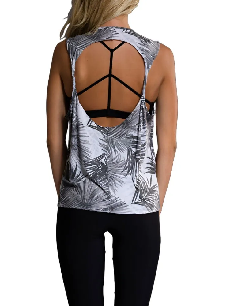 Onzie Hot Yoga Twist Back Top 3602