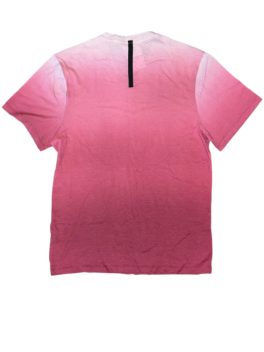 Onzie Yoga Mens Ombre V-Neck Tee Shirt 707 Black