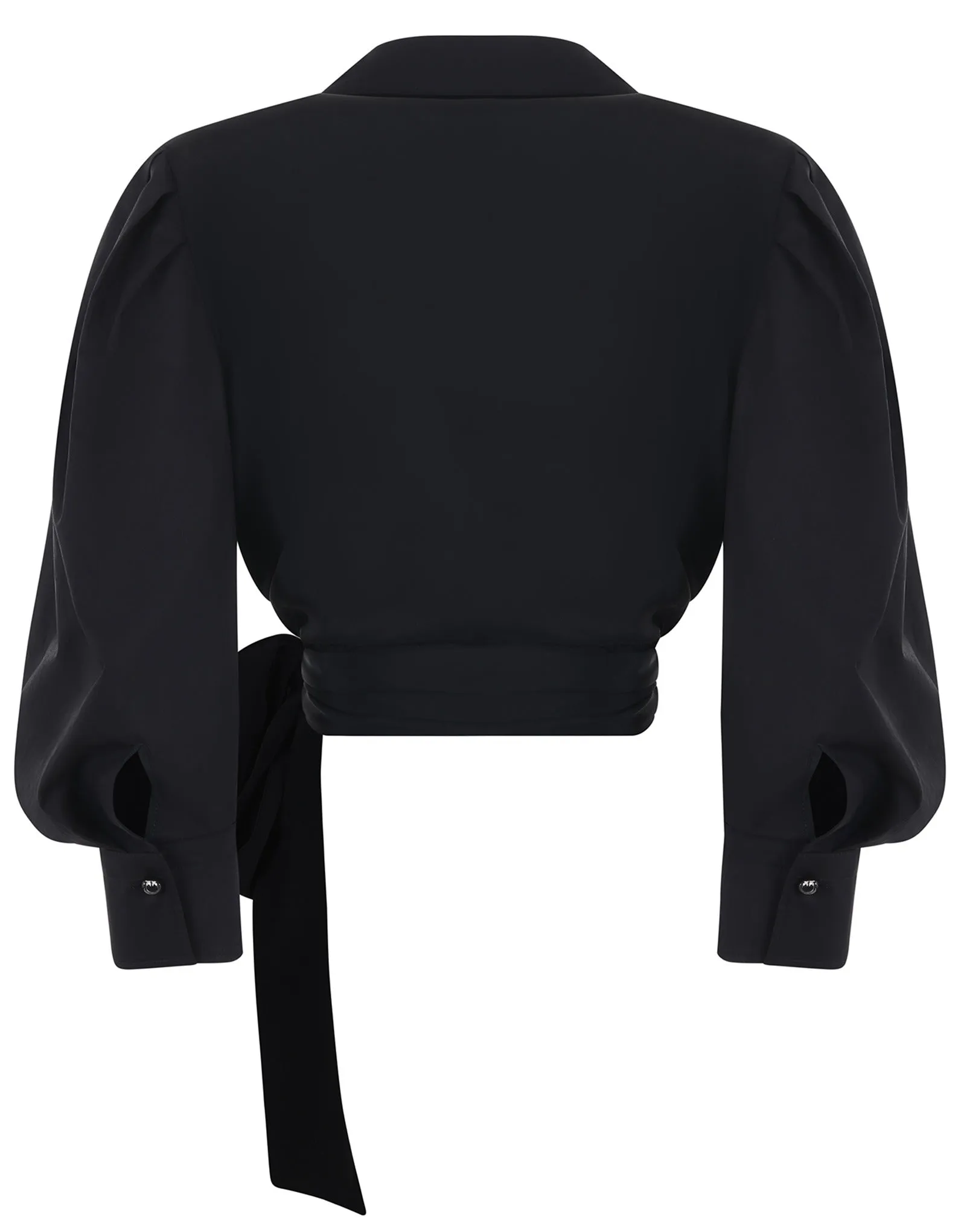 Pinko Front Open V-Neck Blouse