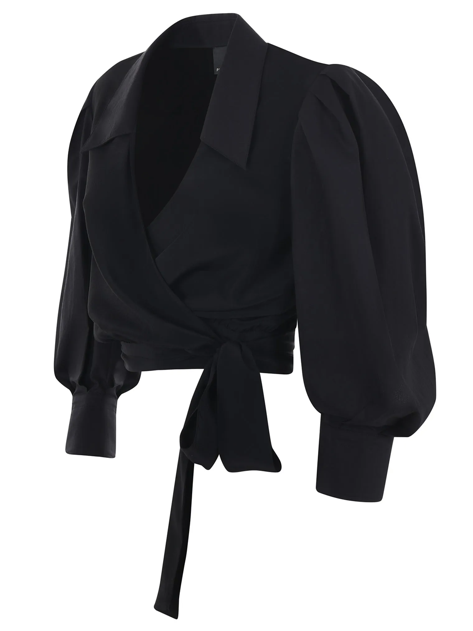 Pinko Front Open V-Neck Blouse