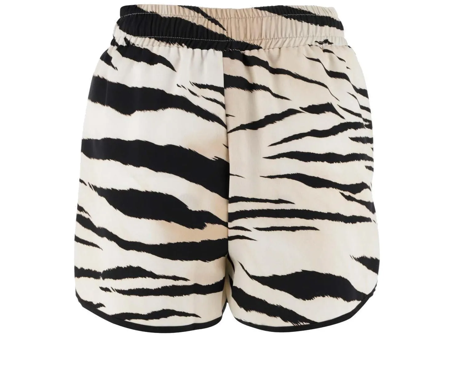 Pinko Tiger Printed Elastic Waist Shorts