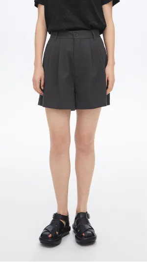 Pleated Shorts