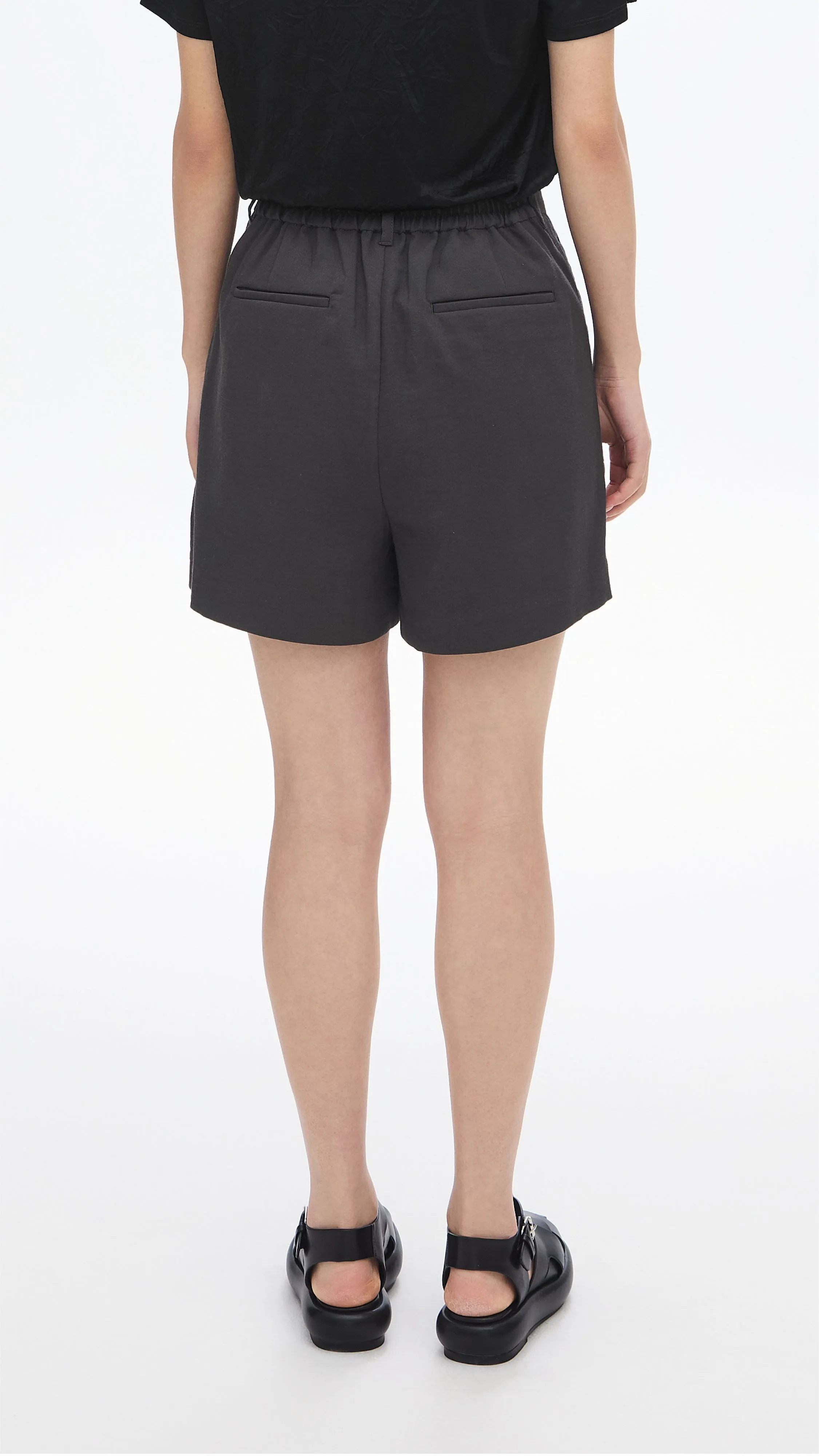 Pleated Shorts