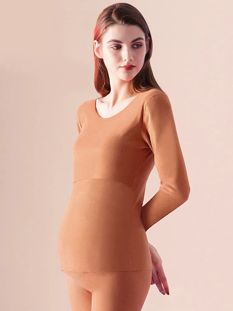 Pregnant Women's Fleece Thickened Thermal Sets