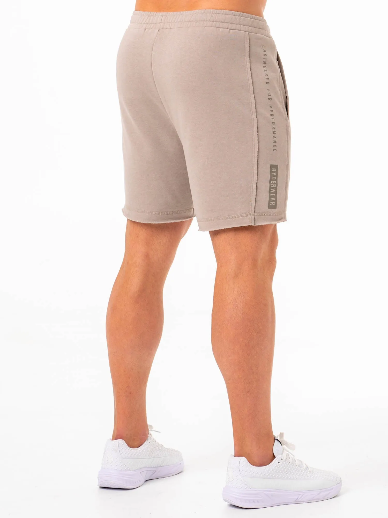 Pursuit Track Shorts - Taupe