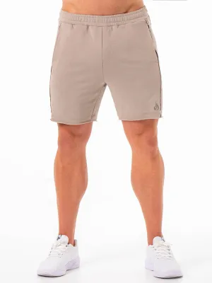 Pursuit Track Shorts - Taupe