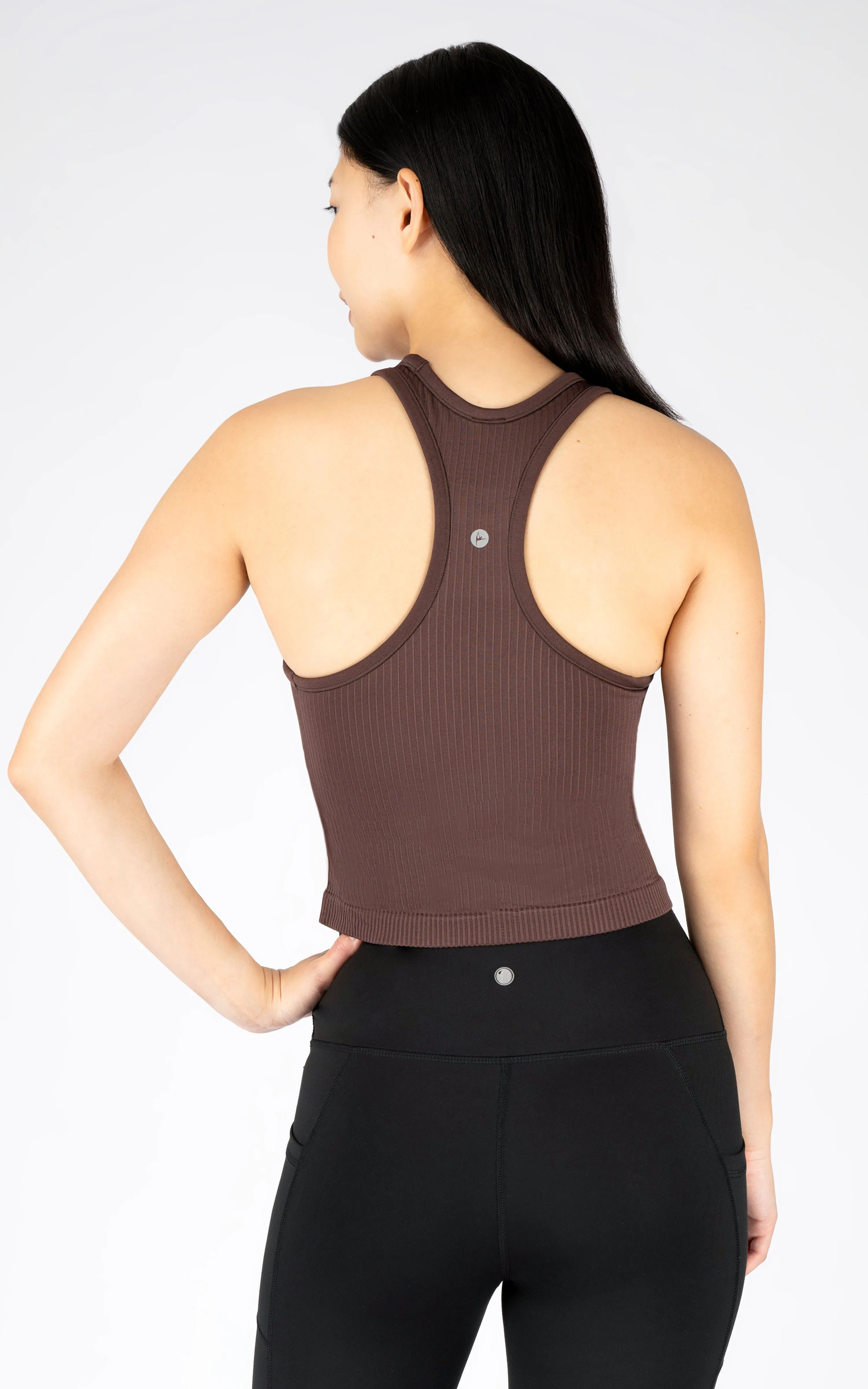 Ribbed Tank  with Padded Bra