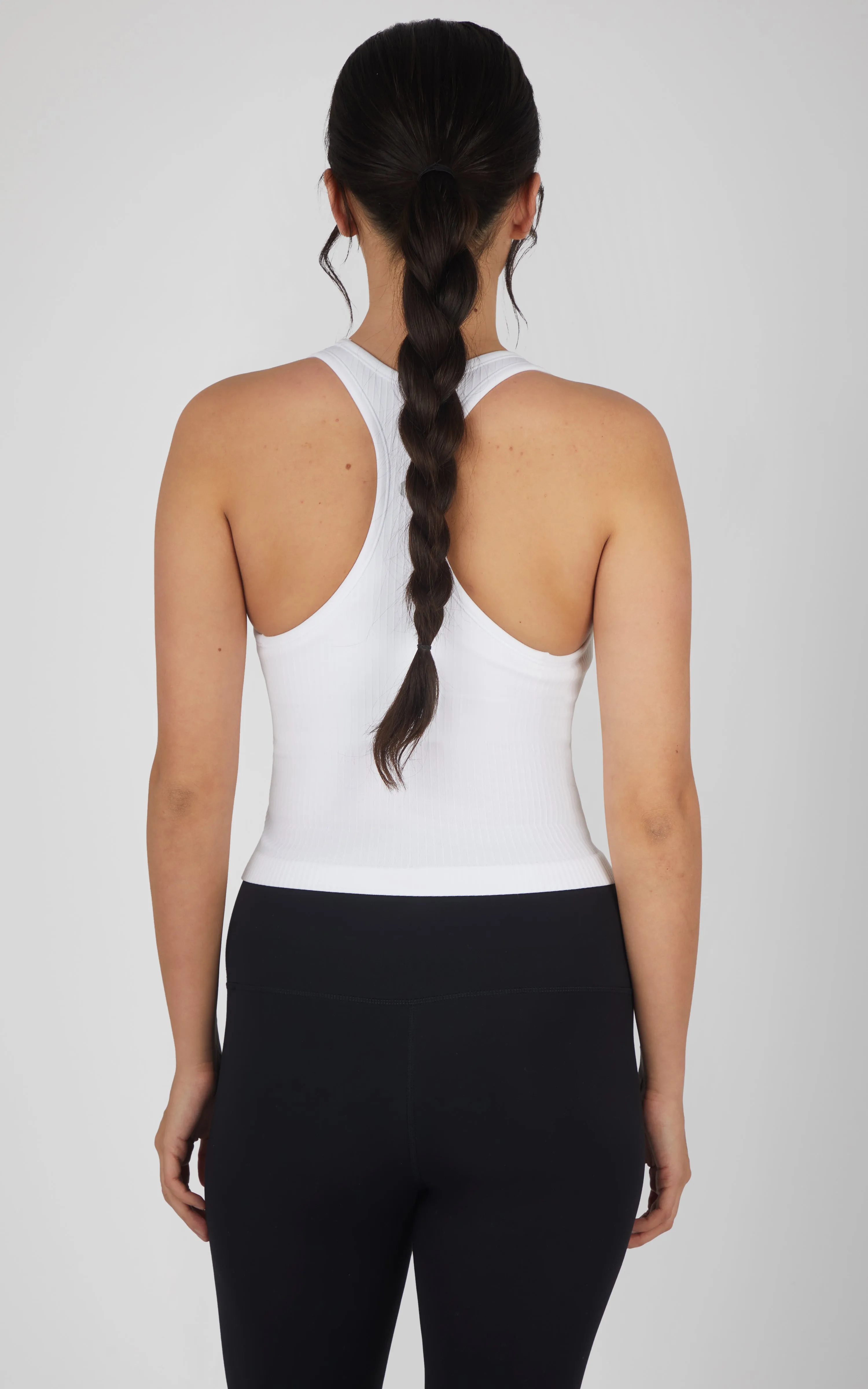 Ribbed Tank  with Padded Bra