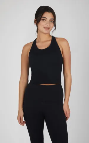 Ribbed Tank  with Padded Bra