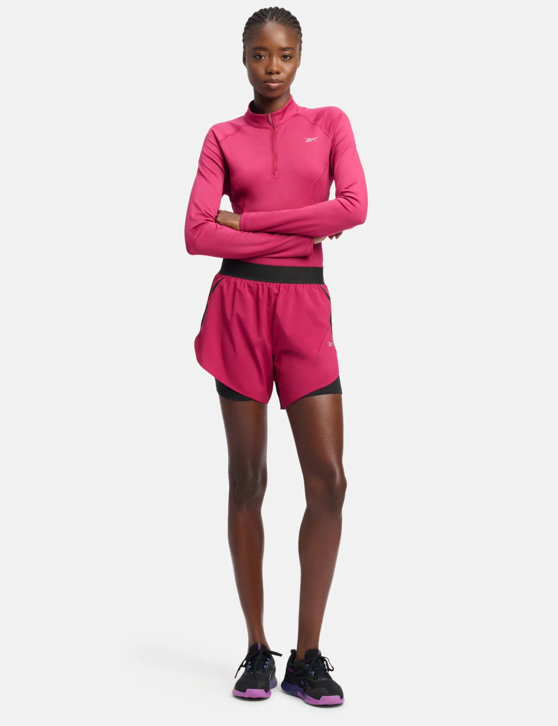 Running 2 In 1 Short - Very Berry