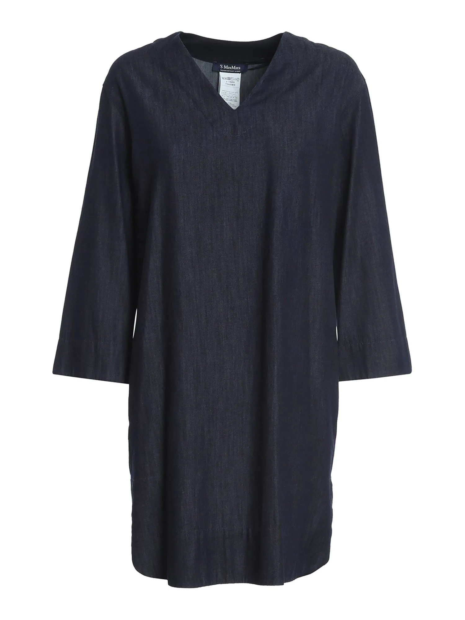 'S Max Mara V-Neck Denim Top