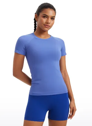 Seamless Hip-Length Short Sleeves
