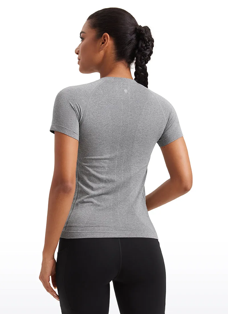 Seamless Hip-Length Short Sleeves