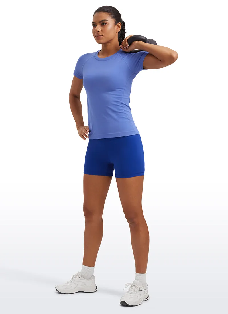 Seamless Hip-Length Short Sleeves