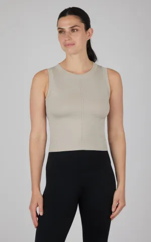 Seamless Slim Fit High Neck Tank