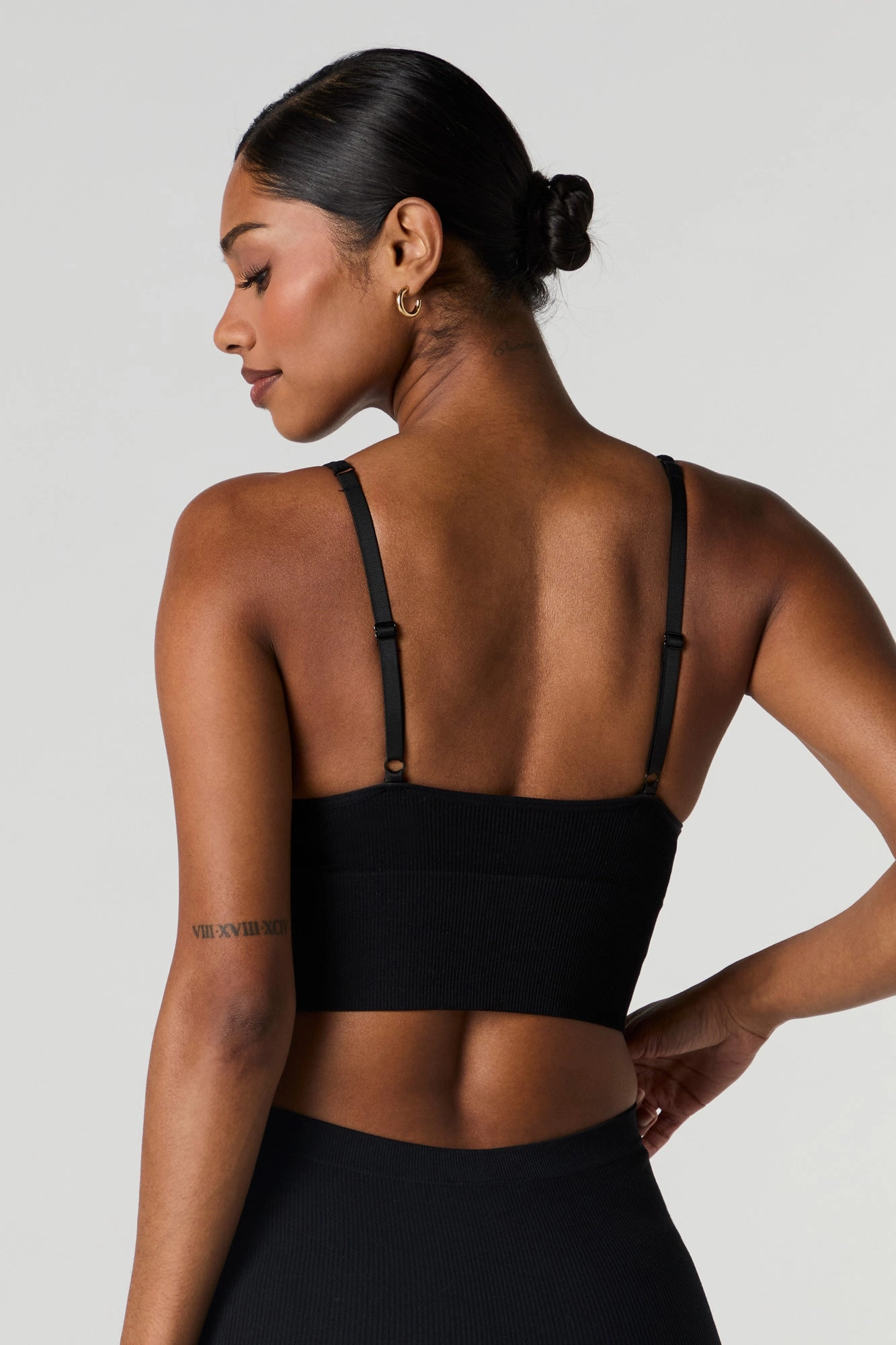 Seamless Ribbed Padded Bralette
