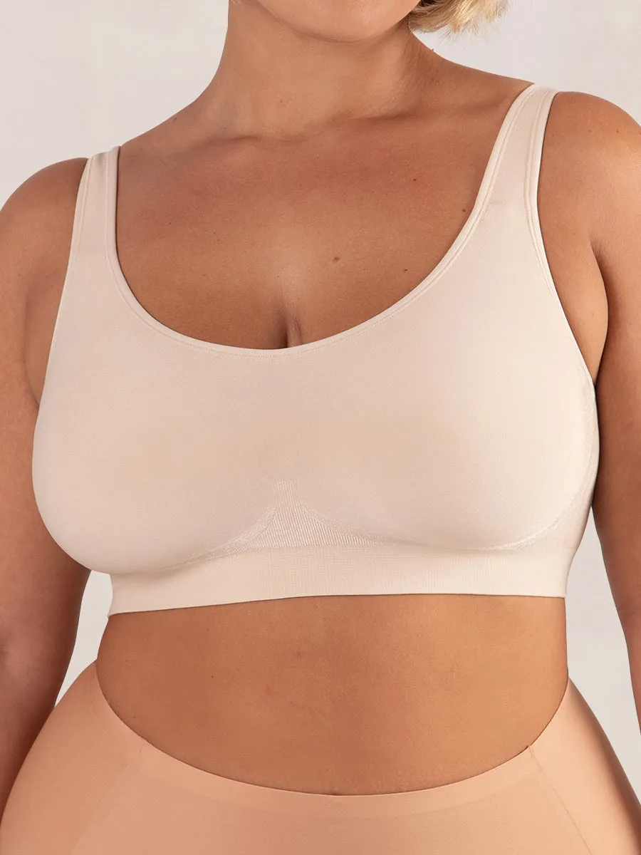 Shapermint Essentials Everyday Comfort Straps Wireless Shaping Bra