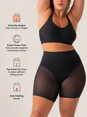 Shapermint Essentials Everyday Empower Mesh Shaper Shorts