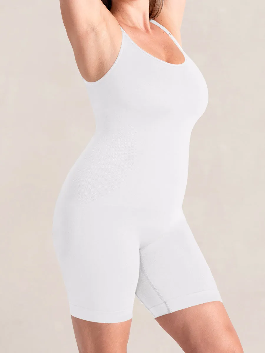 Shapermint Essentials Mid-Thigh Bodysuit