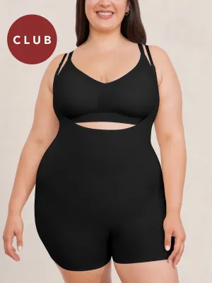 Shapermint Essentials Open Bust Bodysuit Shaper Short