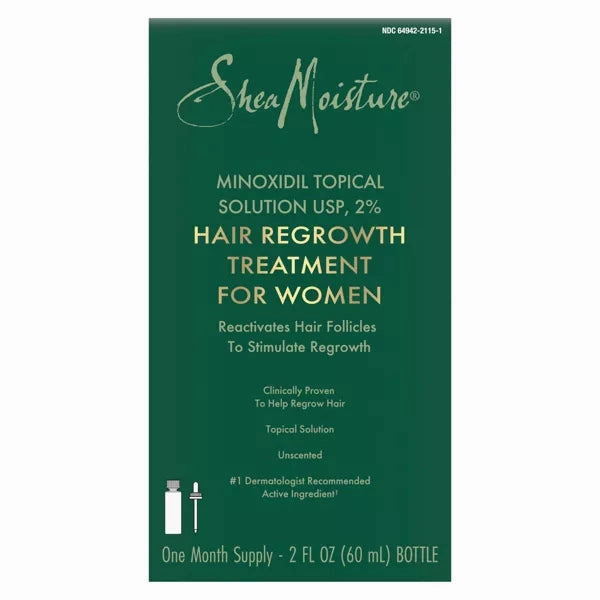 Shea Moisture Minoxidil 2% Hair Treatment Solution - 2 fl oz