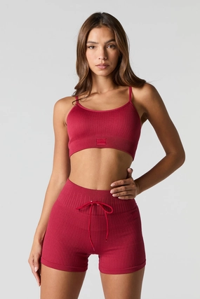 Short Sommer Ray Active côtelé sans couture