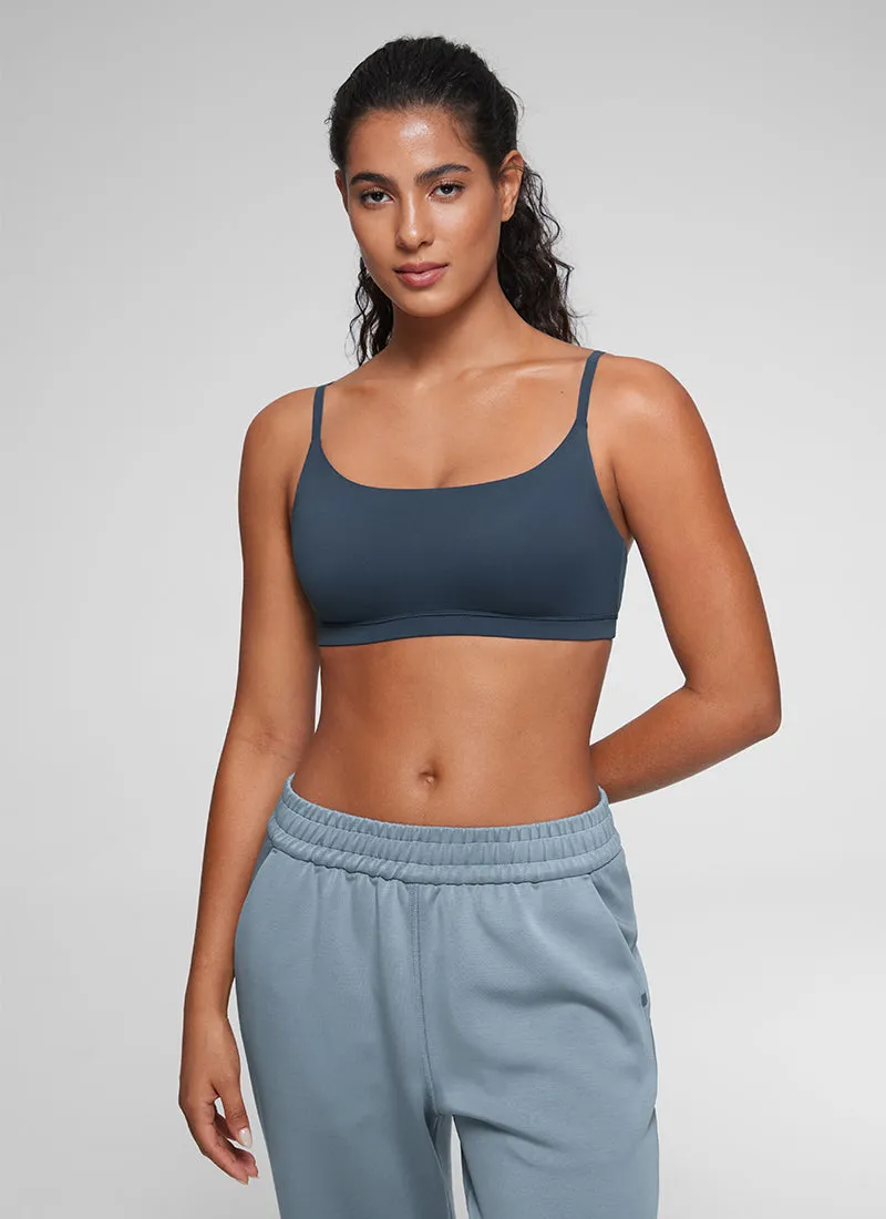 Softhold Double Lined Scoop Neck Bralettes Adjustable