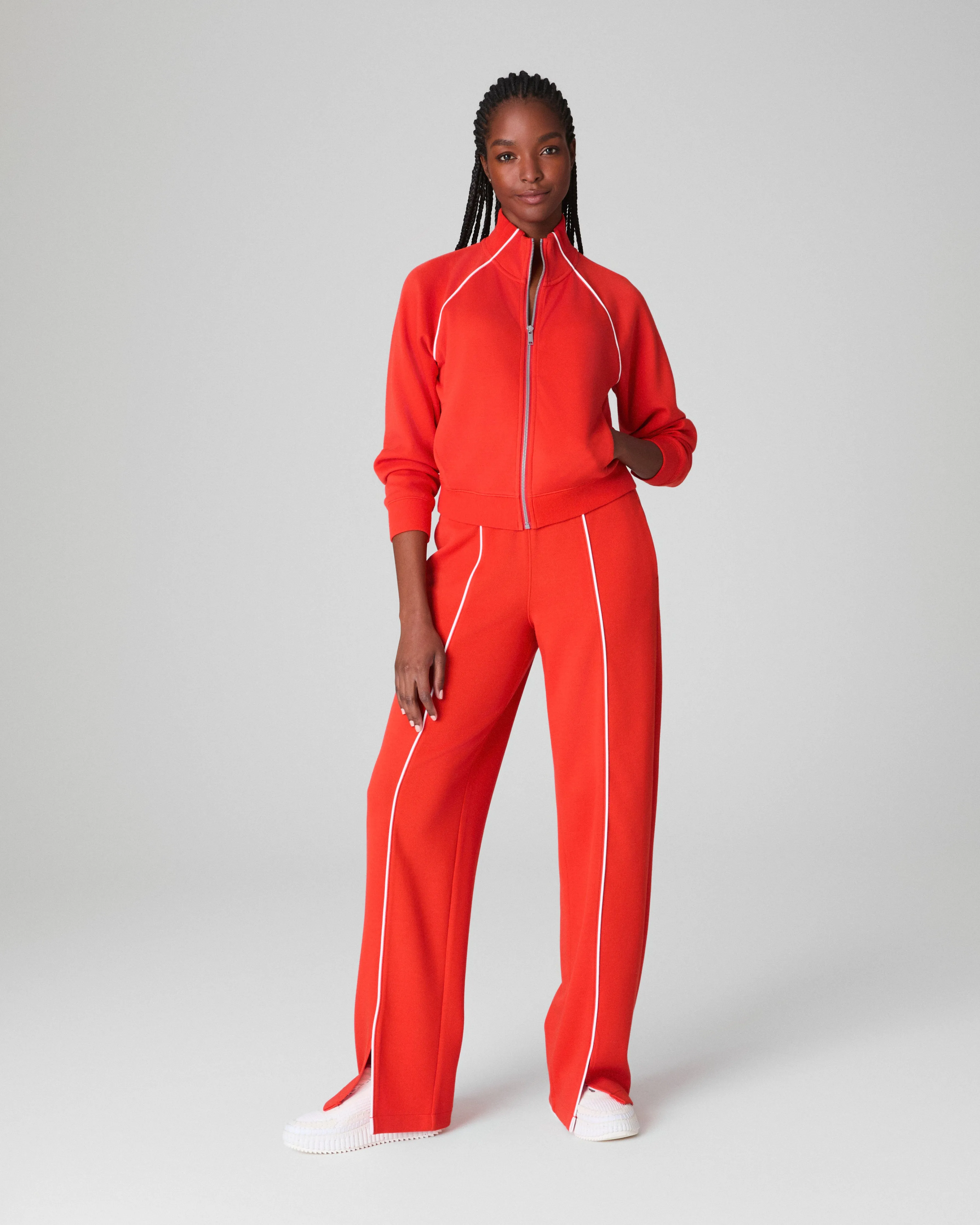 SPANX® AirEssentials Pique Full Zip Track Jacket
