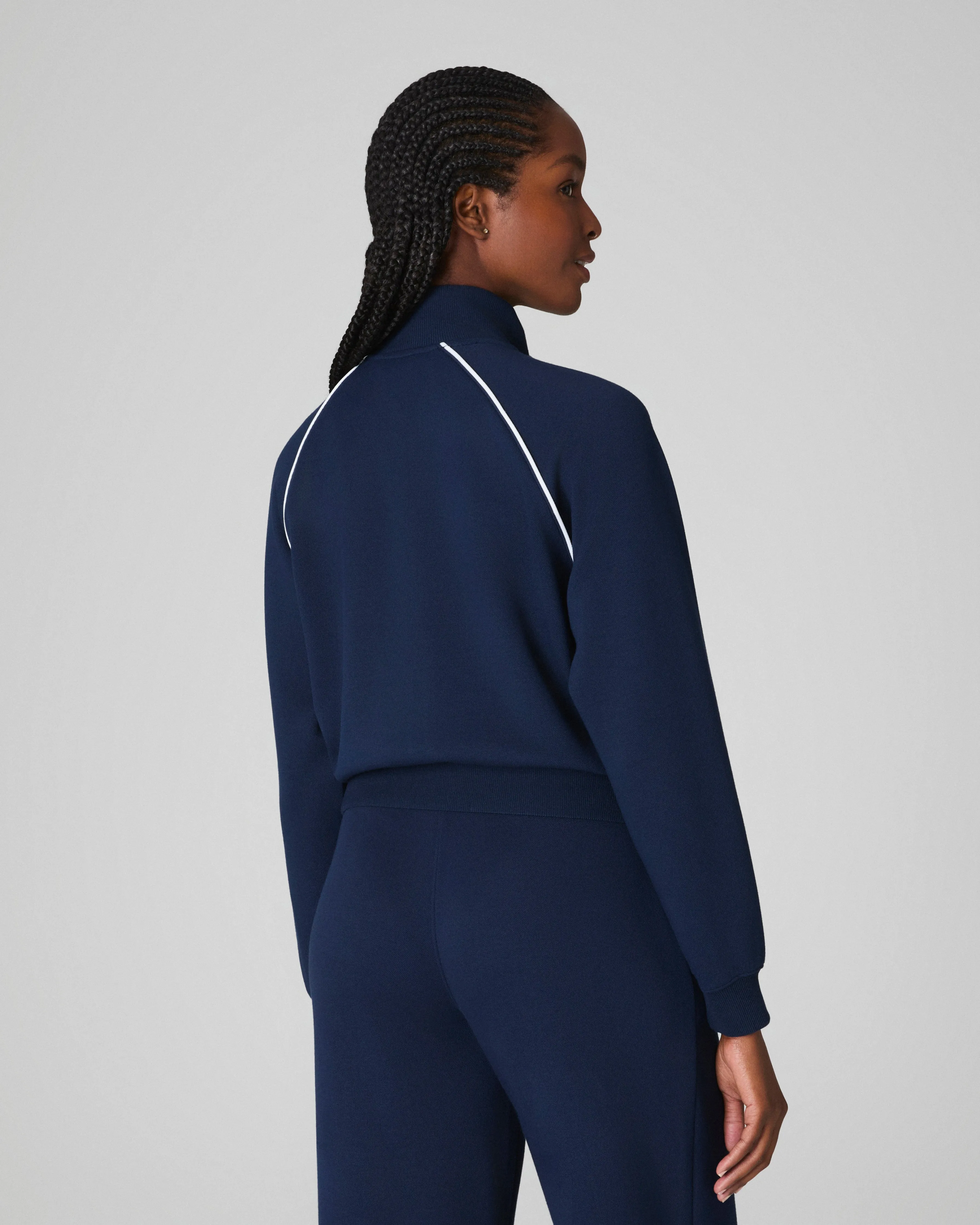 SPANX® AirEssentials Pique Full Zip Track Jacket