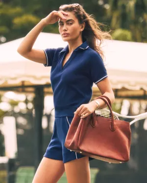 SPANX® AirEssentials Pique Polo Top