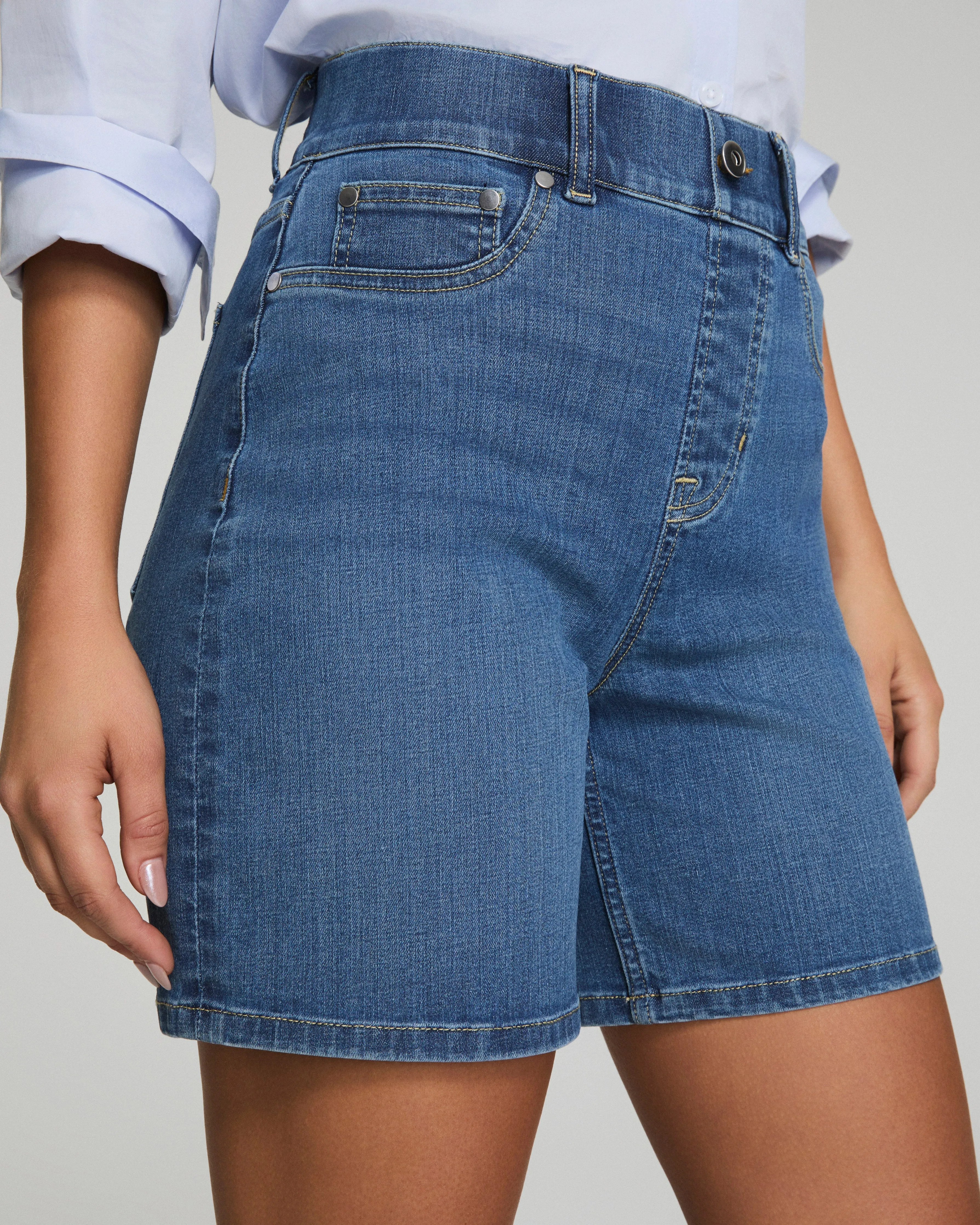 SPANXshape™ EveryWear Jean Short, 7", Vintage Indigo