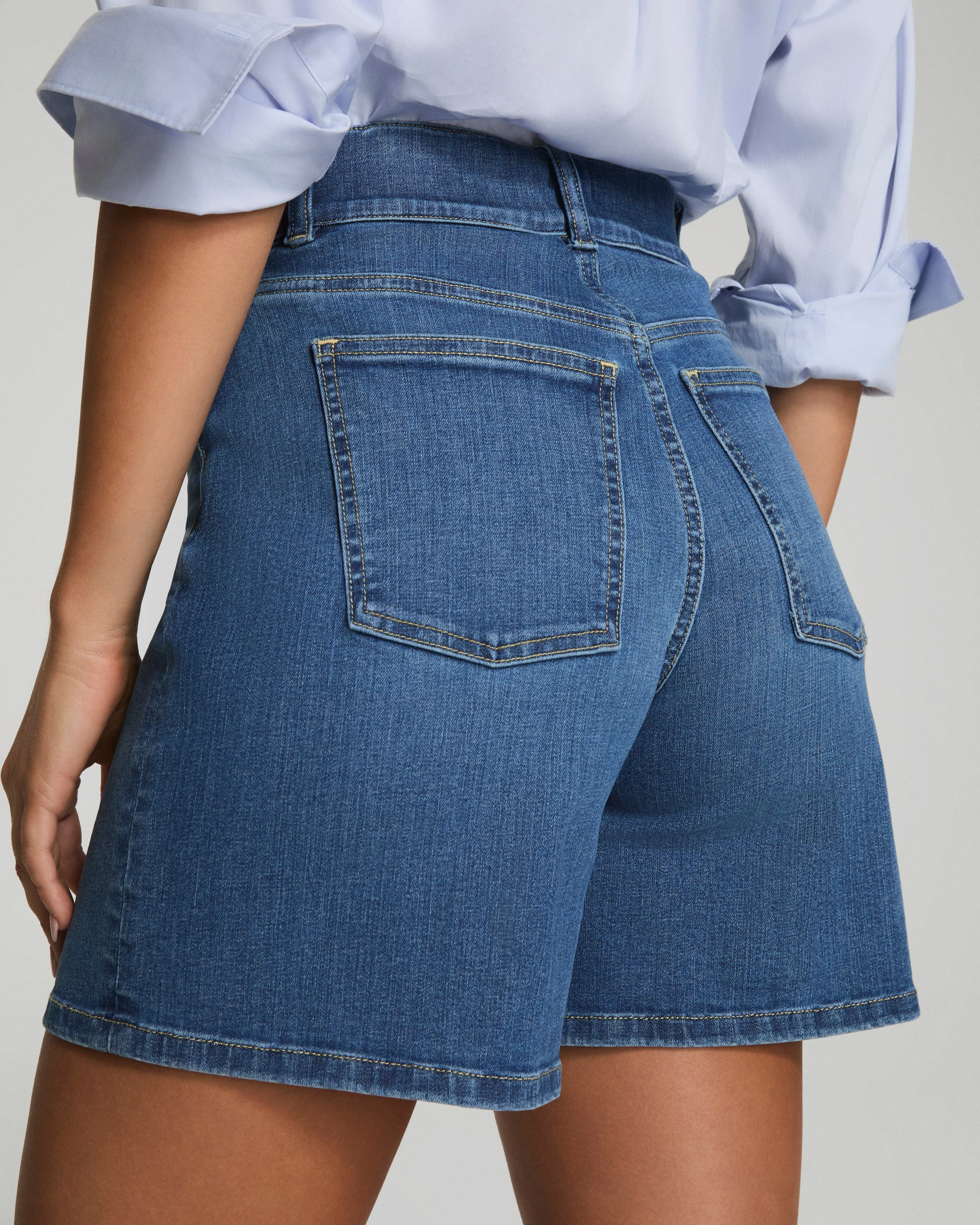 SPANXshape™ EveryWear Jean Short, 7", Vintage Indigo
