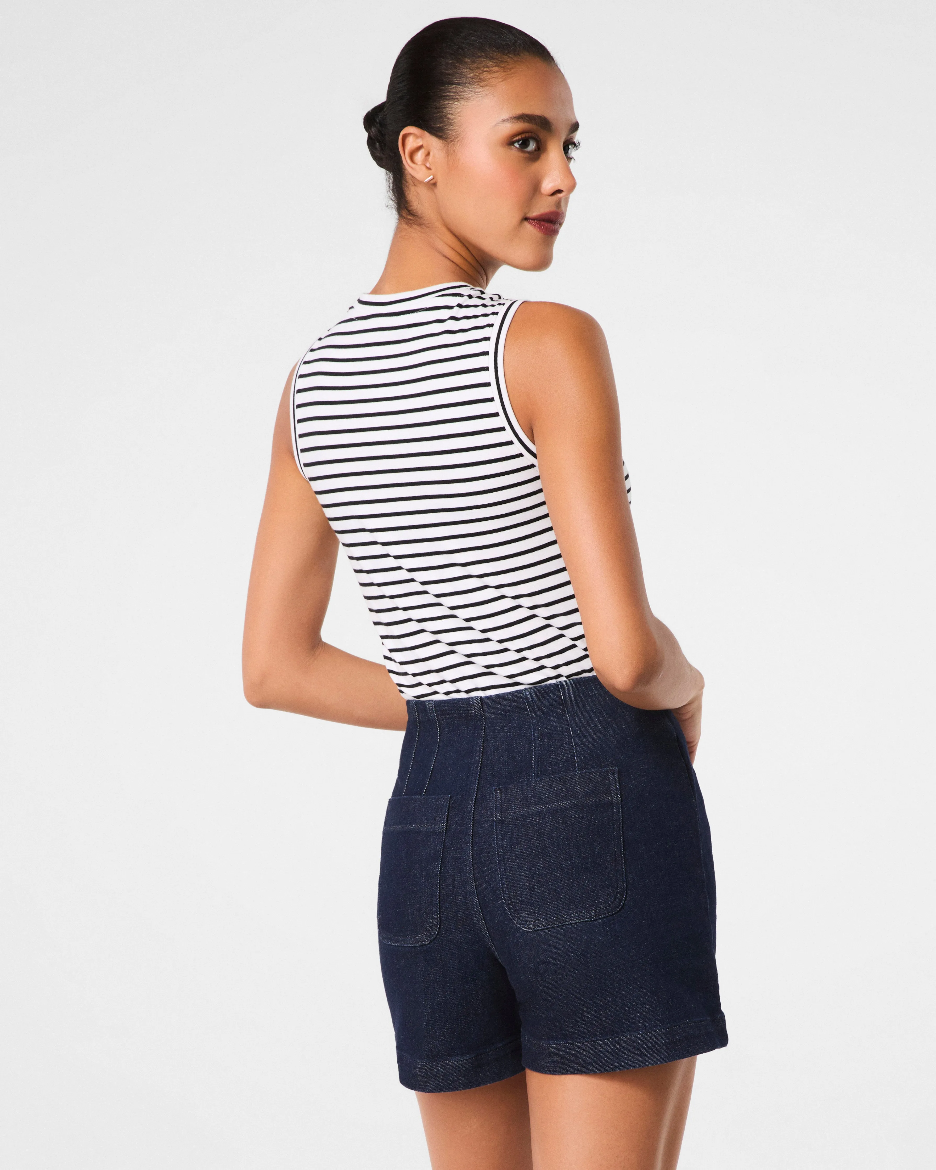 SPANXshape™ EveryWear Zero Waistband Jean Shorts, 5"